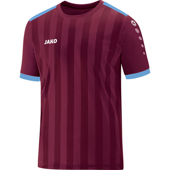 Afbeeldingen van JAKO Shirt Porto 2.0 bordeaux/hemelsblauw (4204/14) - SALE