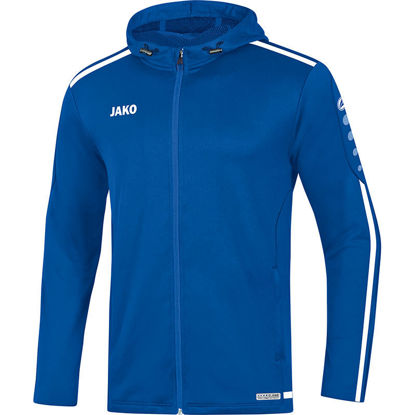 Afbeeldingen van JAKO Jas met kap Striker 2.0 royal/wit (6819/04) - SALE